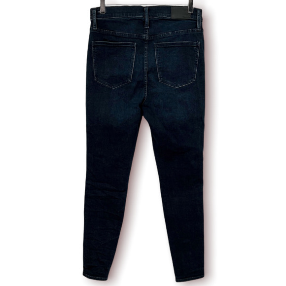 Madewell 10 High Rise Skinny Jeans Macalester Wash Knee Rip Edition Size 29 - Picture 5 of 12